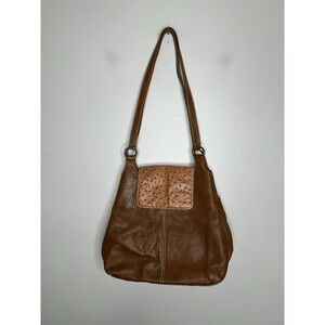 Cedar Canyon Clothing Company Brown Handbag Purse Snap Closure Leather Bag